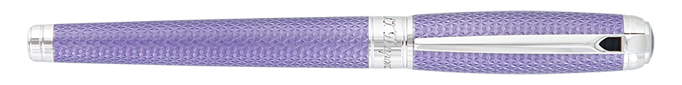 Velvet Firehead Guilloche - S.T. Dupont Velvet Firehead Guilloche Lilac Rollerball